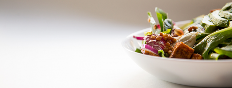 Encabezado que muestraun plato con una rica ensalada.